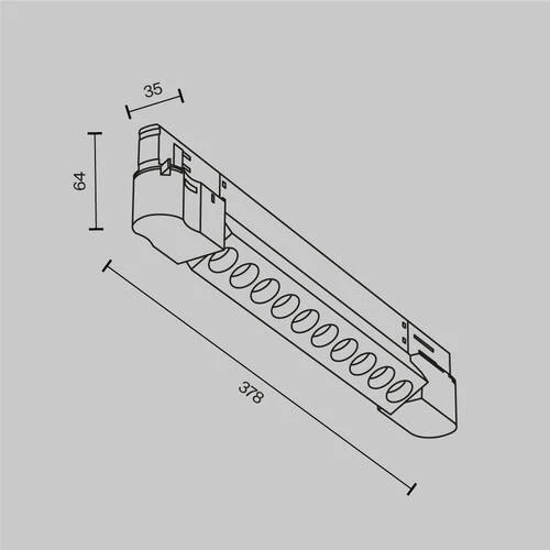 Трековый светильник Трехфазная трековая система TRINITY Points, LED 10W, 2700K, Черный (Maytoni Technical, TR195-3-10W2.7K-M-B) - Amppa.ru