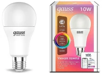 Лампа светодиодная с управлением через Wi-Fi Gauss Smart Home E27 10Вт 2700-6500K 1180112