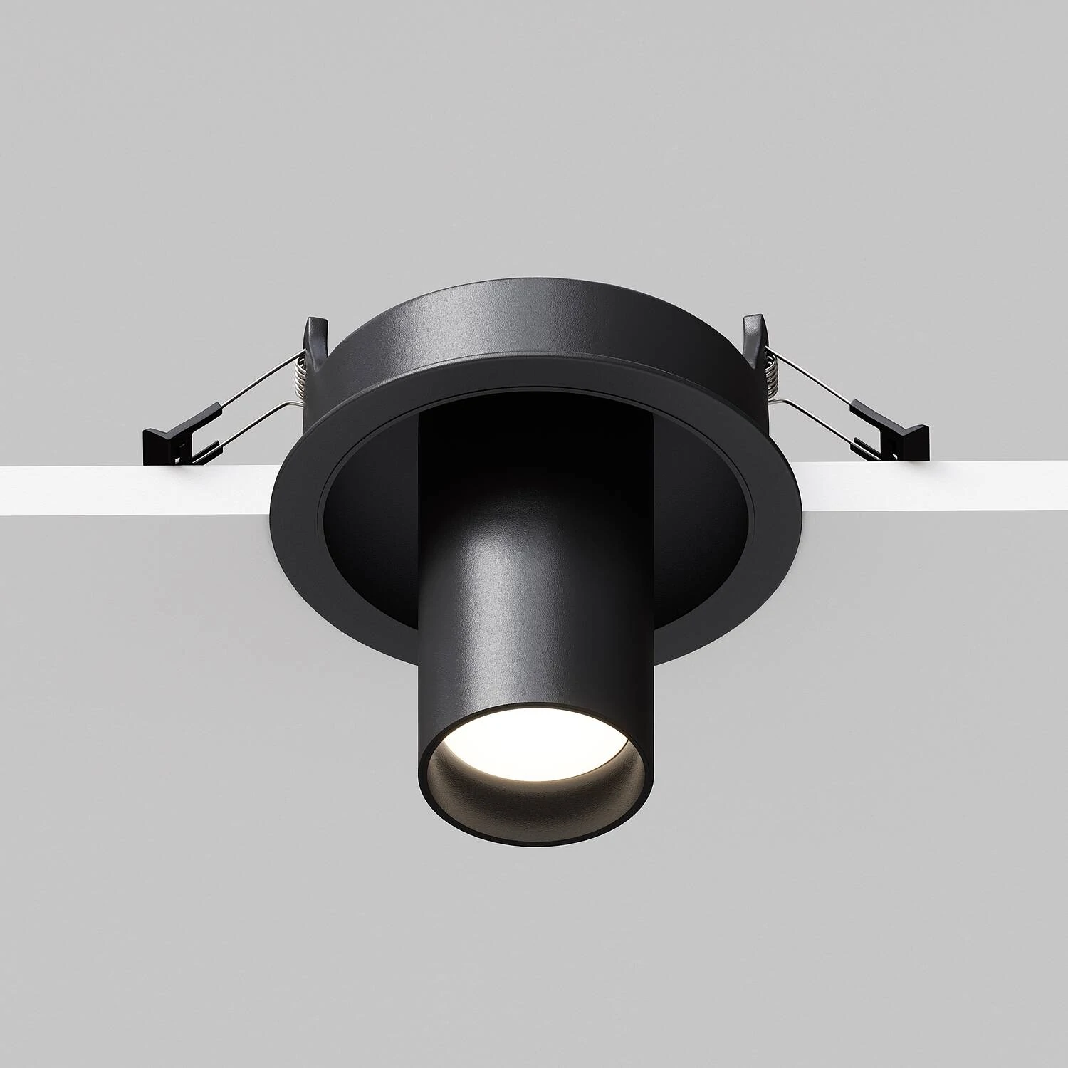 Встраиваемый светильник Ceiling FOCUS S, 1xGU10 Черный (Maytoni Technical, C048CL-01-GU10-B) - Amppa.ru