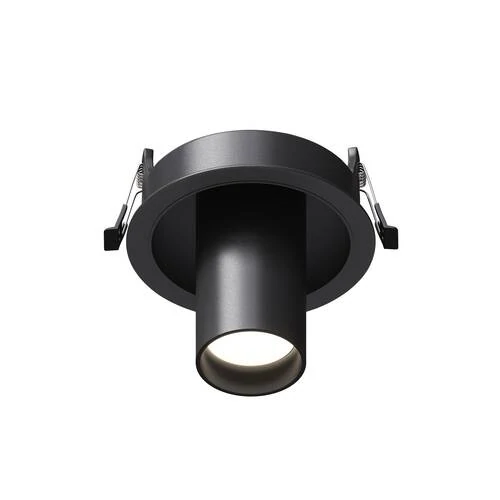 Встраиваемый светильник Ceiling FOCUS S, 1xGU10 Черный (Maytoni Technical, C048CL-01-GU10-B) - Amppa.ru