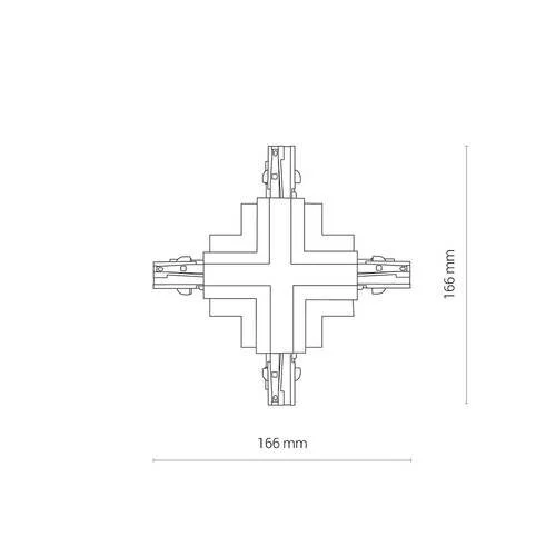 Коннектор X-образный Nowodvorski Ctls Power 8678 - Amppa.ru