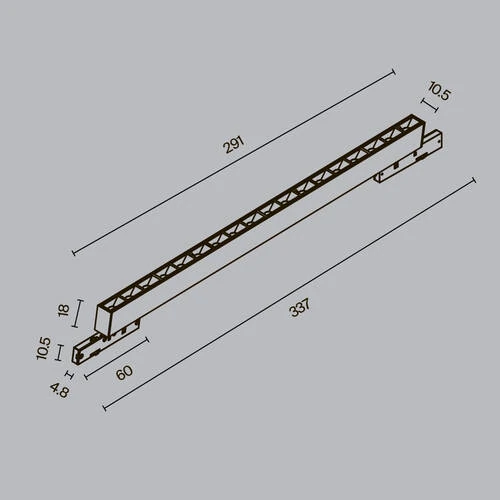 Трековый светильник Магнитная трековая система 5мм LEVITY Points, LED 15W, 2700K, Черный (Maytoni Technical, TR193-1-15W2.7K-M-B) - Amppa.ru