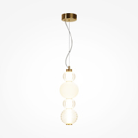 Подвесной светильник Pendant Collar, LED 17W, 3000K, Золото, Прозрачный и белый (Maytoni, P069PL-L17G3K)