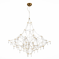 SL797.213.114 Люстра подвесная ST-Luce Золотистый, Прозрачный LED 114*0,45W 3000K GRAVETTA
