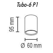 Потолочный светильник TopDecor Tubo6 P1 23 - Amppa.ru