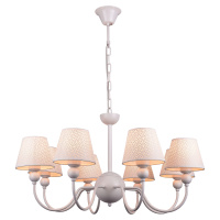 Подвесная люстра Lgo LSP-0541, 8xE27, Белый и Белый (Lussole, GRLSP-8033)